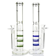 Triple Honeycomb Cool Hookah Tubes en verre pour fumer (ES-GB-390)